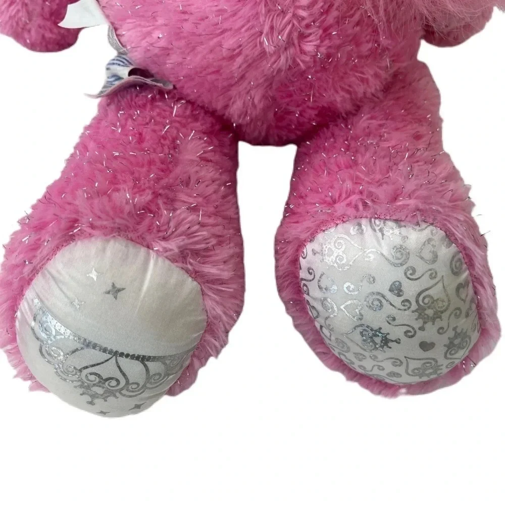 Build A Bear Princess Kitty Cat BABW Purrincess Pink Sparkle Plush Sparkles